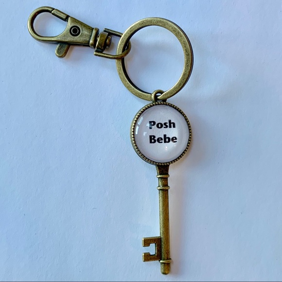 Accessories - Handcrafted Posh Bebe Bronze Plated keychain